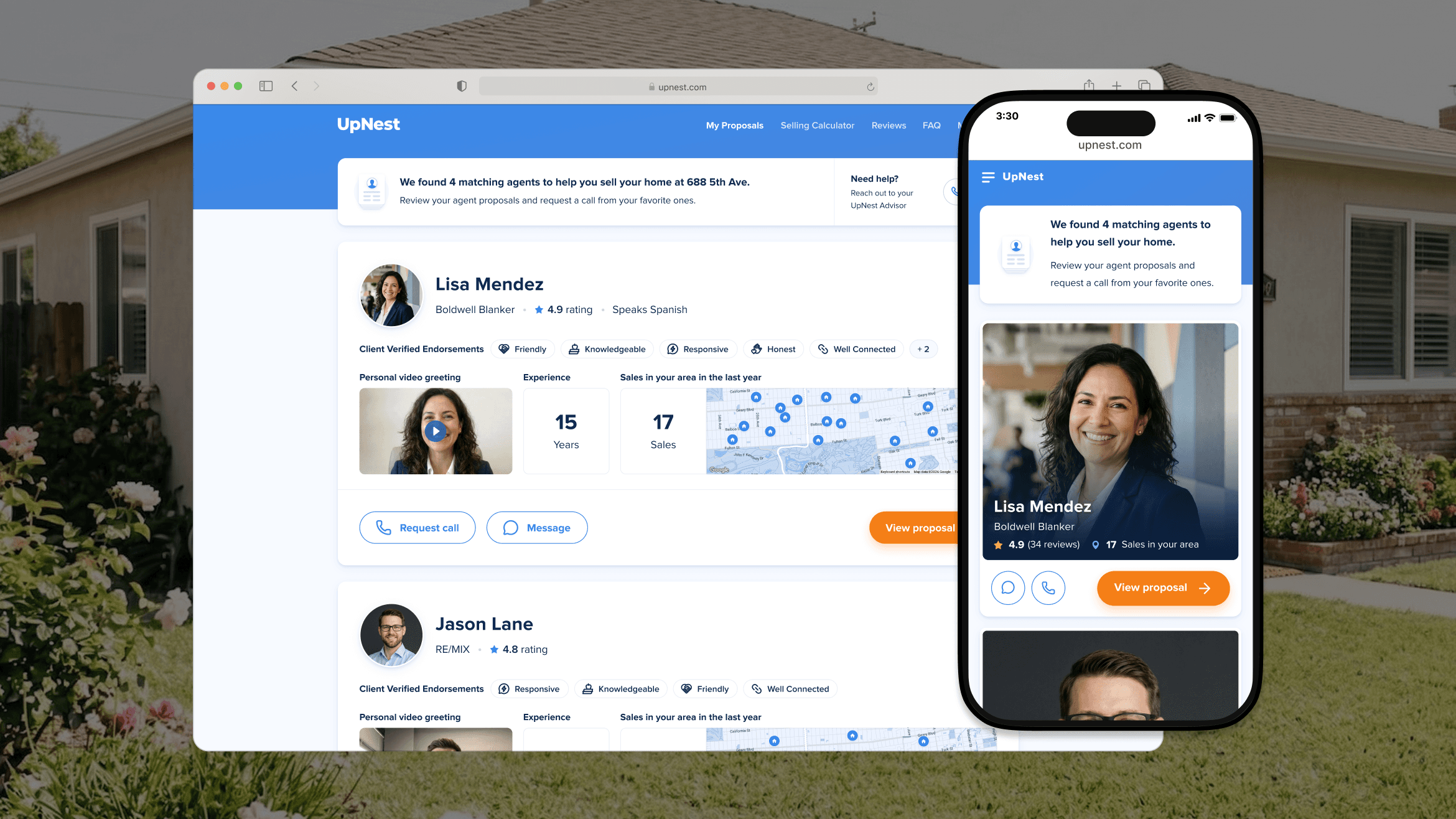 UpNest case study thumbnail